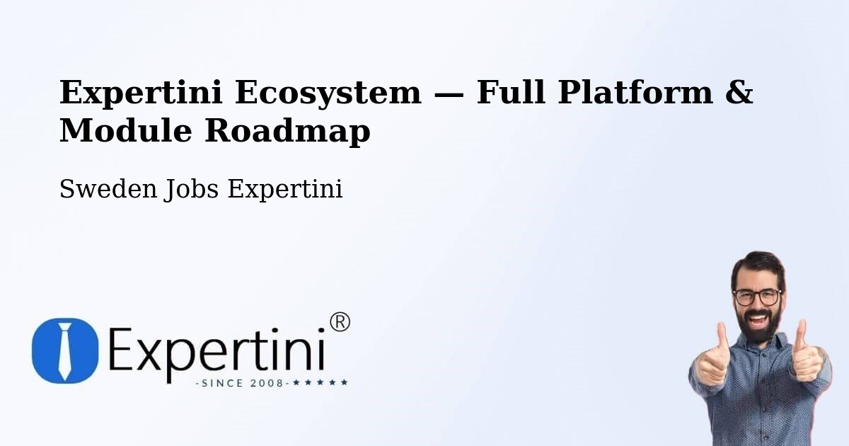 Expertini Ecosystem — Full Platform & Module Roadmap – Ingared