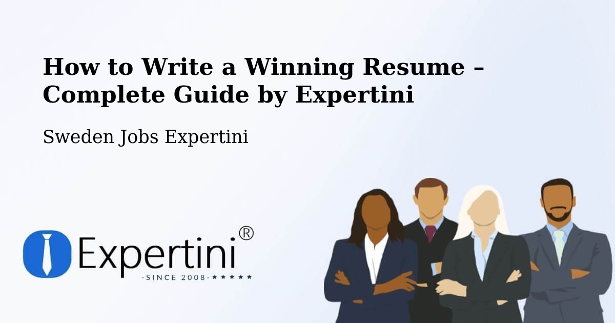 Resume Writing Guide for Job Seekers – Ingared - Ingared, Sweden Jobs Expertini