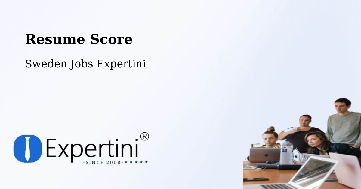 Resume Score & Job Description Match Tool – Ingared - Sweden Jobs Expertini