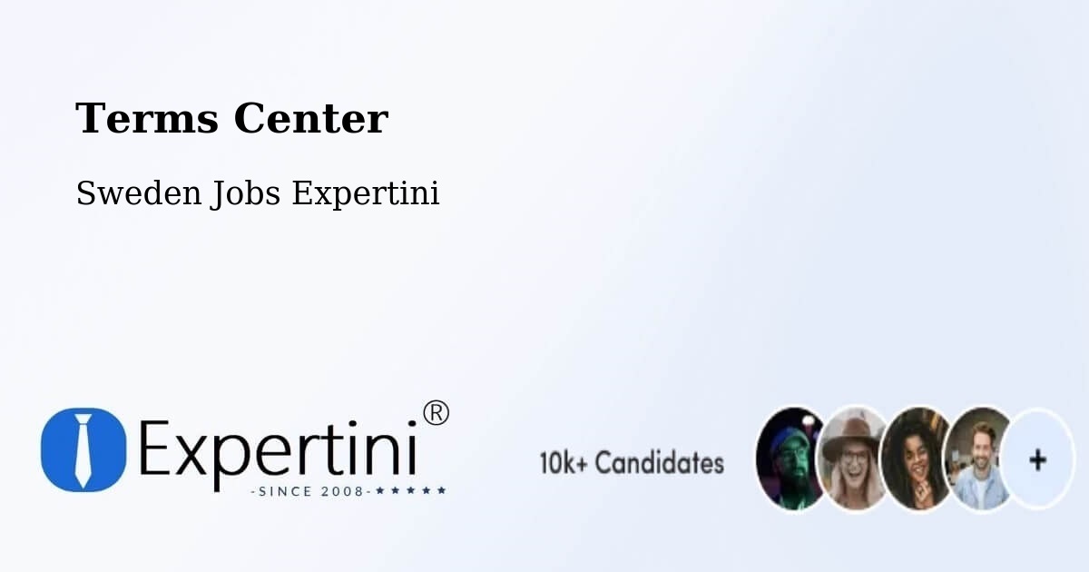 Terms of Service – Ingared - Sweden Jobs Expertini
